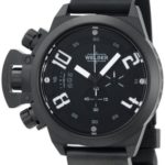 Welder Men’s K24-3301 K24 Chronograph Black Ion-Plated Stainless Steel Round Watch