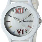 Juicy Couture Black Label Women’s JC/1003WTWT White Silicone Strap Watch