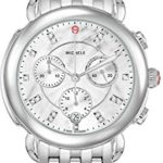 Michele Women’s Sidney Sidney Stainless-Steel Diamond Dial Watch MWW30A000015