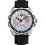 Luminox Ice SAR Arctic 1200 Series Watch Silver, Blue, Red Dial Textil Black Strap XL.1208