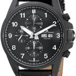 Jacques Lemans Men’s 1-1750C Liverpool Automatic Analog Display Swiss Automatic Black Watch
