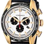Versace Men’s VDB040014 V-Ray Analog Display Quartz Black Watch