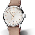 Oris Chronometer Silver Dial Men’s Leather Watch 01 737 7721 4031-07 5 21 33FC