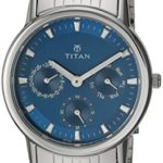 Titan Women’s ‘Neo’ Quartz Metal and Brass Casual Watch, Color:Silver-Toned (Model: 2557SM03)