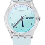 Swatch Womens Analogue Quartz Watch with Silicone Strap GE713