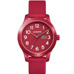 Lacoste Kids’ TR90 Quartz Watch with Rubber Strap, Red, 14 (Model: 2030004)