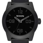 Nixon Corporal Black Dial Leather Strap Men’s Watch A243114700