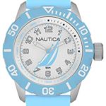 Nautica nsr-100 j-Class Womens Analog Quartz Watch with Rubber Bracelet NAI08515G