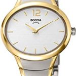 Boccia Women’s Quartz Watch with Titanium Strap, Silver, 14 (Model: 3280-03)