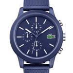 Lacoste Men’s TR90 Quartz Watch with Rubber Strap, Blue, 21 (Model: 2010970)