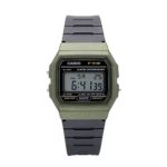 Casio Men’s ‘Vintage’ Quartz Plastic and Resin Casual Watch, Color:Black (Model: F-91WM-3ACF)