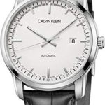 Calvin Klein Mens Analogue Automatic Watch with Leather Strap K5S341CX