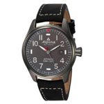 Alpina Men’s Startimer Stainless Steel Swiss-Automatic Watch with Leather Strap, Black, 21 (Model: AL-525G4TS6)