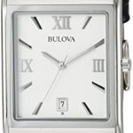 Bulova Men’s 96B107 Strap Silver Dial Watch