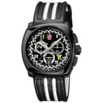 Luminox Black Outdoor Mens Watch Tony Kanaan Limited Edition XL.1142-100 M Water Resistant Stainless Steel Chronograph Antireflective Sapphire Crystal