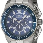 Invicta Men’s Pro Diver Quartz Watch with Stainless-Steel Strap, Silver, 24 (Model: 21953)