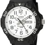 Casio Men’s ‘Diver Style’ Quartz Resin Casual Watch, Color:Black (Model: MRW-210H-7AVCF)