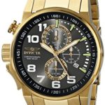 Invicta Men’s 17416 I-Force 18K Gold Ion-Plated Stainless Steel Watch