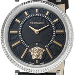 Versace Women’s VQG020015 V-HELIX Analog Display Quartz Black Watch
