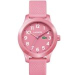Lacoste Kids’ TR90 Quartz Watch with Rubber Strap, Pink, 14 (Model: 2030006)