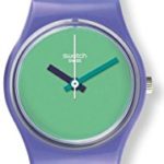 Swatch Fun in Blue Green Dial Multi Plastic Silicone Quartz Ladies Watch LV117