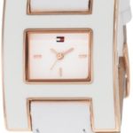 Tommy Hilfiger  Women’s 1781153 Fashion White Enamel and Rose Gold  Watch
