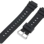 Timex Men’s Q7B721 Resin Sport 18mm Black Replacement Watchband