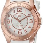 Tommy Hilfiger Women’s 1781305 Rose Gold-Plated and Silicone Watch