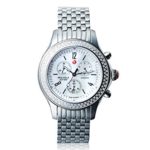 Michele Woman’s MWW17A000001 Jetway Diamond Stainless Bracelet Watch