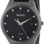 Seiko Men’s SNE243 Solar Stainless Steel Dress Watch