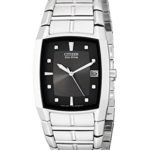Citizen Men’s Eco-Drive Stainless Steel Watch with Date, BM6550-58E