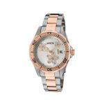 Invicta Women’s 12507 Pro Diver Silver Dial Crystal Accented Two Tone Stainless Steel Watch