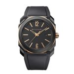 Bulgari Octo L’Originale Black Steel DLC and Gold Watch with Manufacture Movement