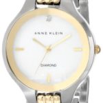 Anne Klein Women’s AK/1489MPTT Diamond Dial Two-Tone Bracelet Watch