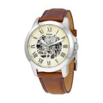 Fossil Men’s ME3099 Self-Wind Stainless Steel Watch with Brown Band