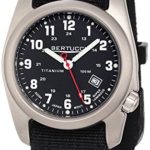 BERTUCCI A-2T Classic Field Watch Blakc/Ti-Black Band 12022