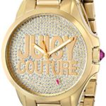 Juicy Couture Women’s 1901148 Jetsetter Analog Display Quartz Gold Watch