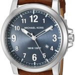 Michael Kors Men’s Paxton Brown stainless steel-Tone Watch MK8501