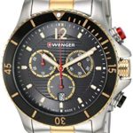Wenger Men’s Seaforce Swiss-Quartz Two-Tone-Stainless-Steel Strap, 22 Casual Watch (Model: 01.0643.113)
