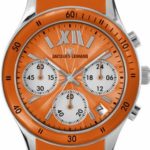 Jacques Lemans Women’s 1-1587G Rome Sports Sport Analog Chronograph with Silicone Strap Watch