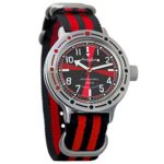 Vostok Amphibian Automatic Mens Wristwatch Self-Winding Military Diver Amphibia Case Wrist Watch #420650