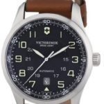 Victorinox Swiss Army Men’s 241507 Air Boss Black Dial Brown Strap Watch