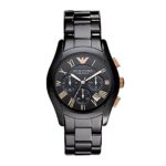 Emporio Armani Men’s AR1410 Ceramic Black Chronograph Dial Watch