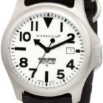 Momentum Men’s 1M-SP00W8B Atlas White Dial Re-Ply Nylon Strap Watch