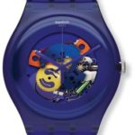 Swatch Watch – Purple Lacquered Watch Suov100