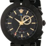 Versace Men’s 29G60D009 S060 “V-Race” Black Stainless Steel Watch