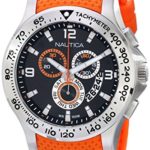 Nautica Men’s N19601G NST 600 Chrono Carving Color Sport Classic Analog with Enamel Bezel Watch