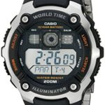 Casio Men’s AE2000WD-1AV Resin and Stainless Steel Sport Watch