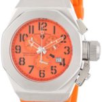 Swiss Legend Men’s 10542-06-ORG Trimix Diver Chronograph Orange Dial Orange Silicone Watch