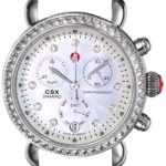 MICHELE Women’s MW03M01A1046 CSX Analog Display Swiss Quartz Silver Watch Head